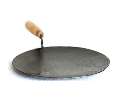 12 Inch Iron Roti Tawa - Premium Indian Chapati Griddle for Perfect Rotis & Flatbreads | Heavy Duty Cast Iron Cooking Pan | Easy to Clean & Maintain | Ideal for Home Cooking, Restaurants & Outdoor Camping