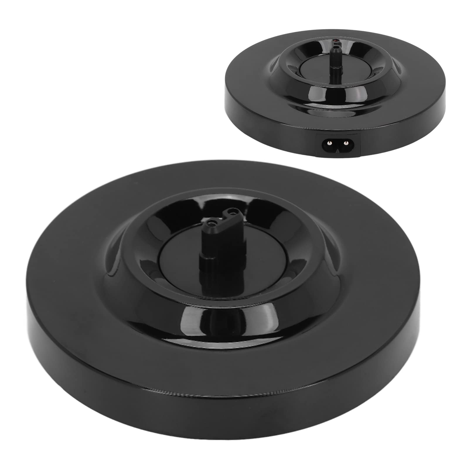 Universal Electric Shaver Charging Stand - Round Base for Men's Razors - Black Charging Dock | Perfect for Travel & Home Use