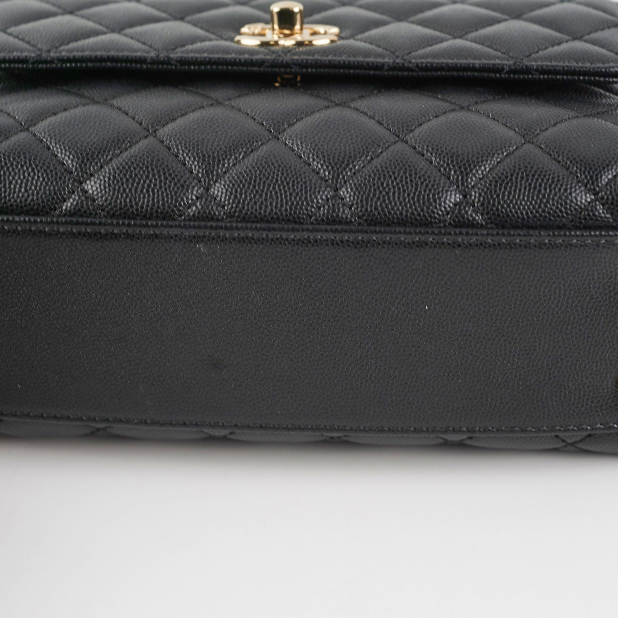 Chanel Small Coco Handle Bag in Black Caviar Leather - Perfect for Evening Events & Luxury Fashion Accessories