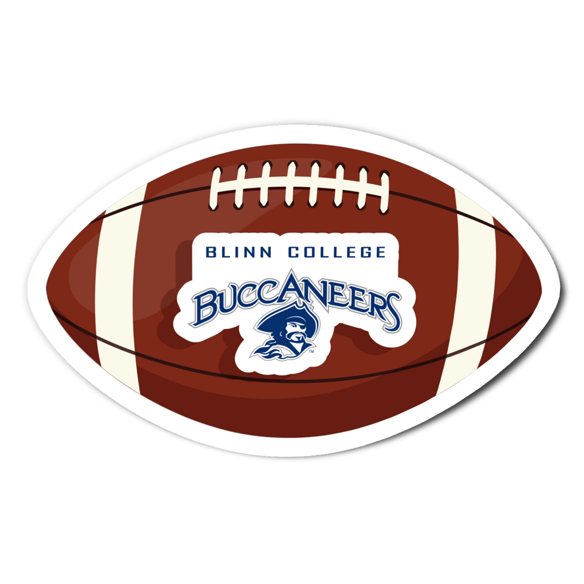Desert Cactus Blinn College Buccaneers Vinyl Decal Sticker - Waterproof Laptop, Car, Water Bottle, Scrapbook Decoration - Perfect for Football Fans, School Spirit & Game Day Decor
