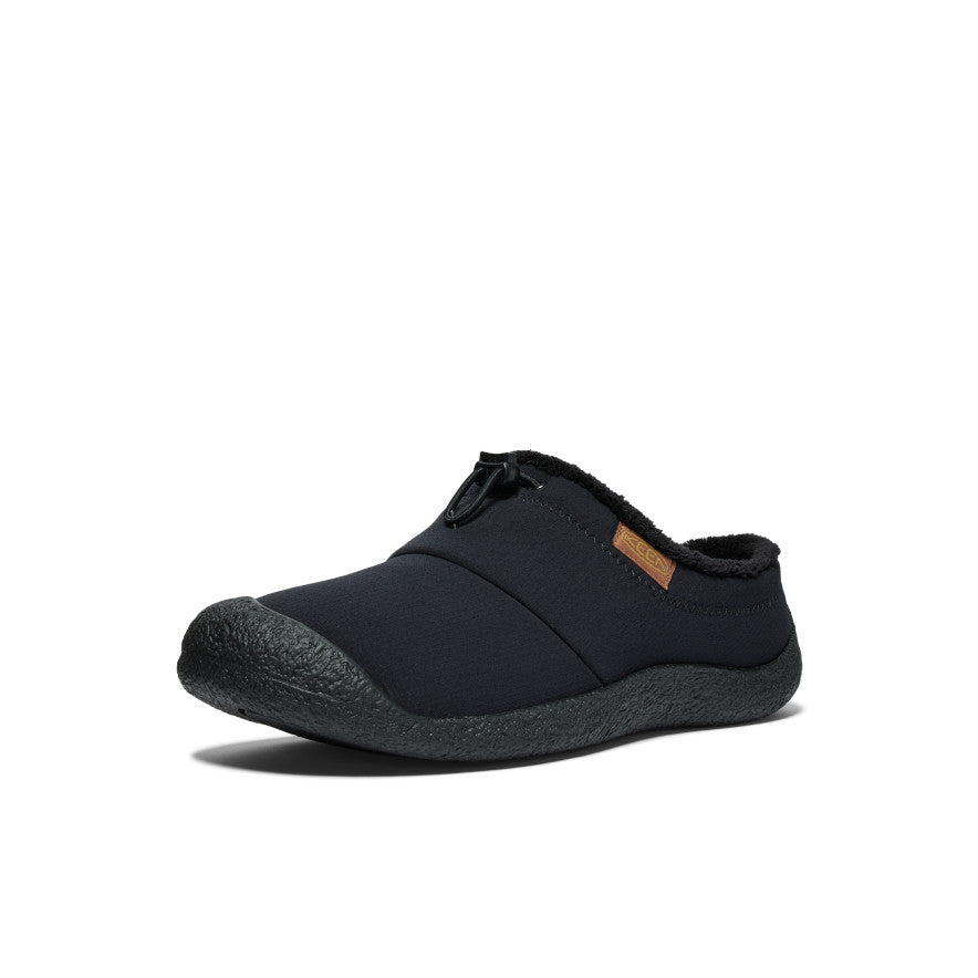Men's Howser III Slide Sandals - Black/Black Recycled Comfortable Slip-On Shoes for Casual Wear, Beach, Pool & Home Use