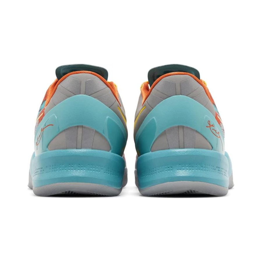 Nike Kobe 8 Protro Basketball Shoes - Venice Beach Stadium Grey/Metallic Silver/Tour Yellow | High-Performance Court Sneakers for Men | Perfect for Indoor & Outdoor Games, Training, and Casual Wear