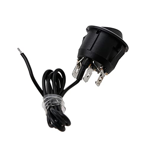 12V Universal 3-Pin Round Heater Rocker Switch - On/Off Control for Motorcycle & Car Seat Accessories - Perfect for Customizing Vehicle Heating Systems & Interior Upgrades