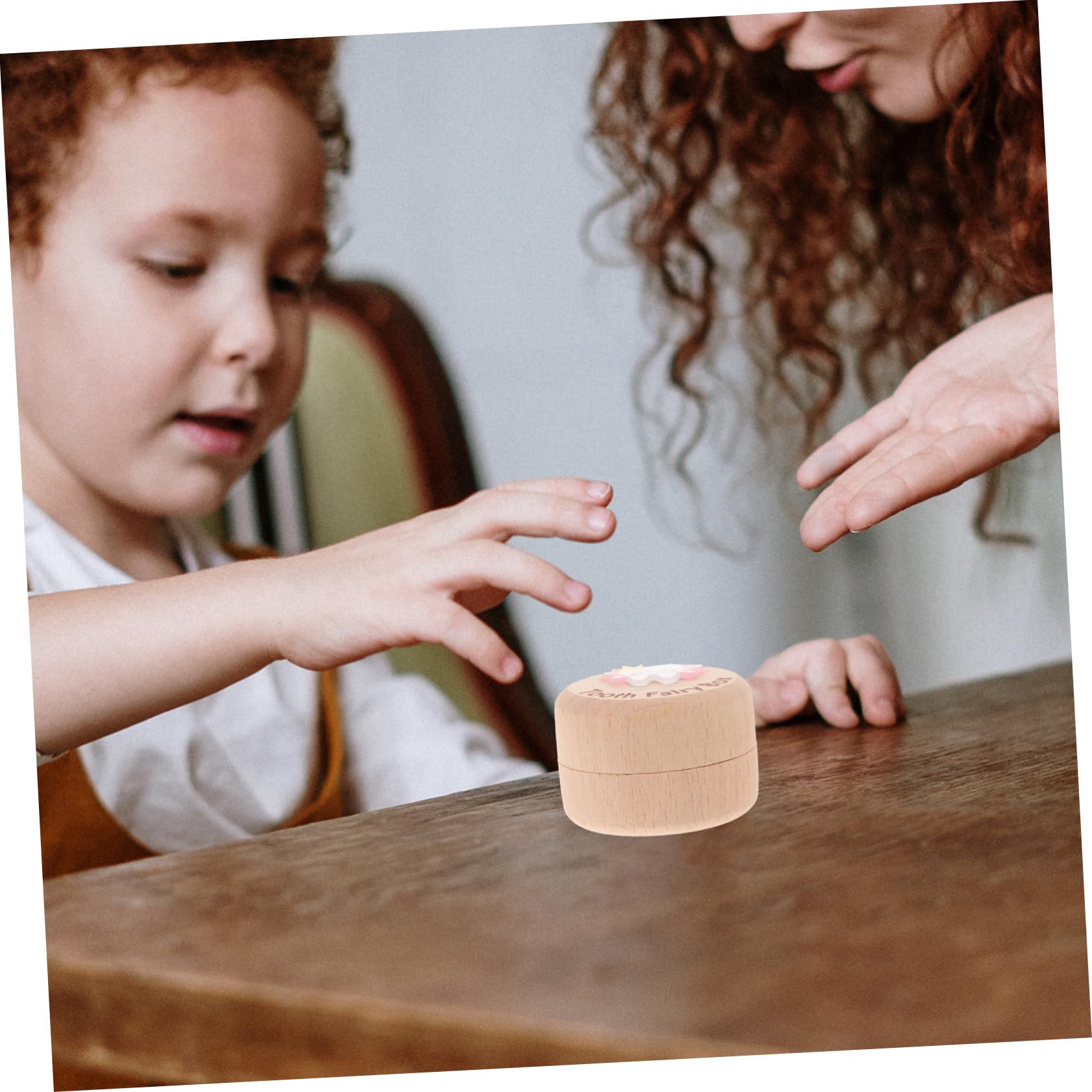 Ibasenice Wooden Tooth Box - Kids Tooth Holder & Changing Teeth Saver Case for Baby Teeth Keepsake - Perfect for First Lost Tooth Memory & Dental Milestones