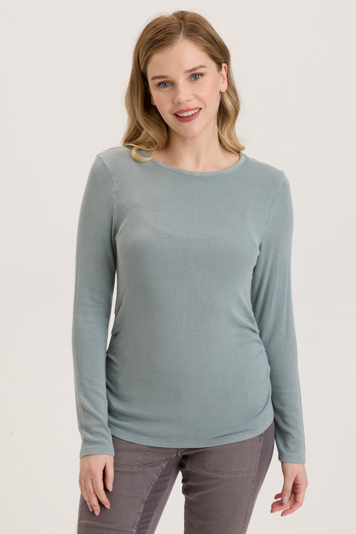 Edie Long Sleeve Shirt for Women - Soft Comfortable Casual Blouse - Perfect for Office, Dating & Everyday Wear