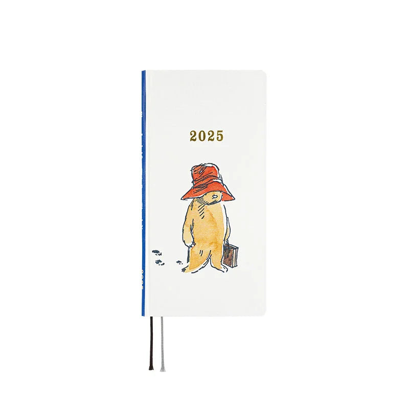Hobonichi Techo 2025 Planner - Paddington Bear Edition: Weekly Horizontal Hardcover Notebook with January & Monday Start | Japanese Organizer for Work, School & Personal Planning