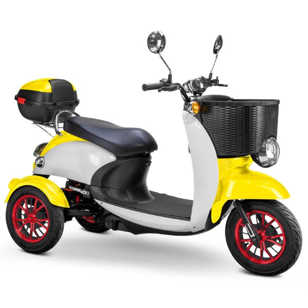 Premium Supreme 3-Wheel Mobility Scooter for Adults - Lightweight Electric Scooter with Long Battery Life - Ideal for Shopping, Travel & Outdoor Activities