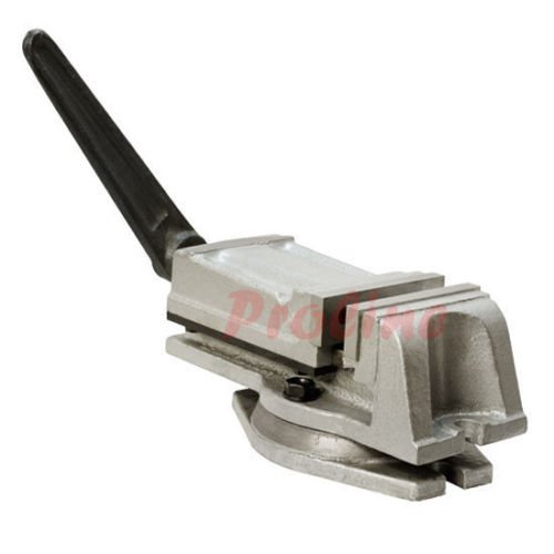 Heavy Duty 4 Inch Swivel Base Milling Machine Vise with Ruler - 3-1/8 Inch Jaw Opening for Precision Metalworking and CNC Machining - Perfect for Workshop, Garage, and Industrial Applications