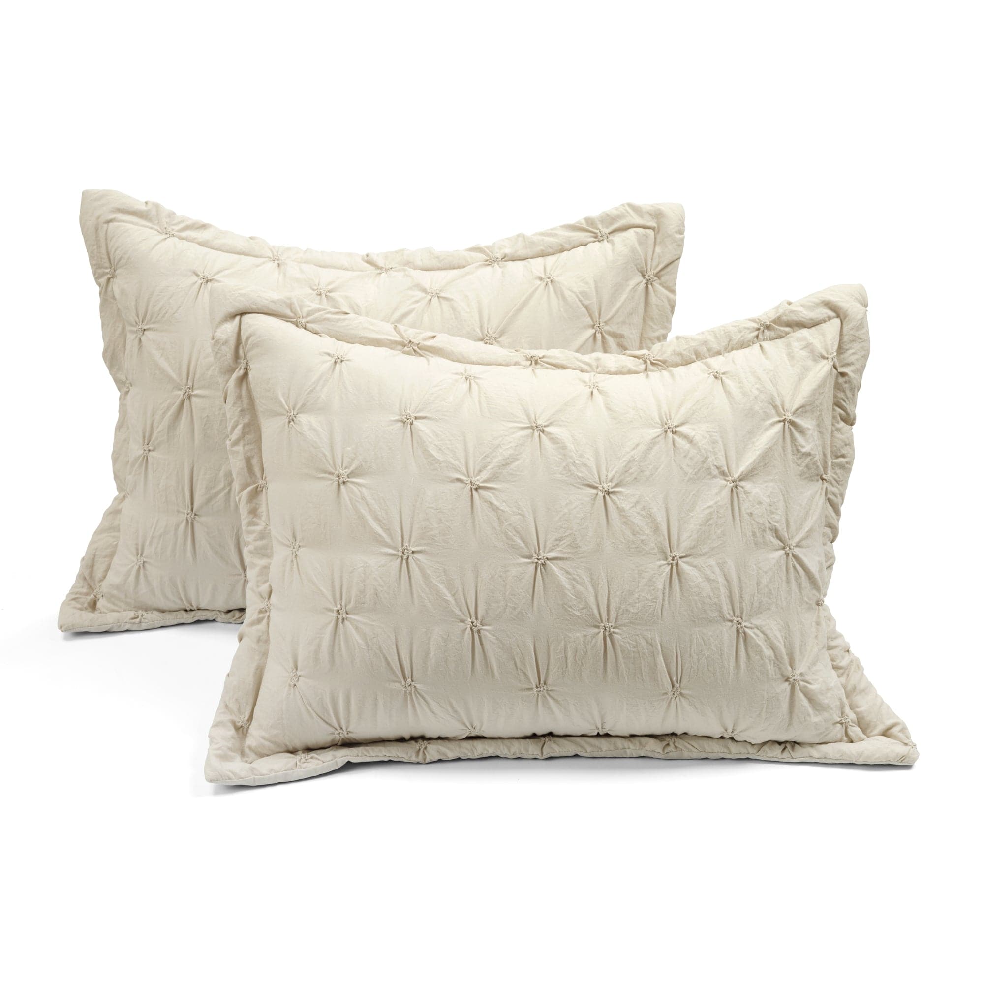 Ravello Pintuck 3-Piece Duvet Cover Set - Soft Luxury Bedding for Master & Guest Bedrooms - Perfect for Modern & Traditional Home Decor