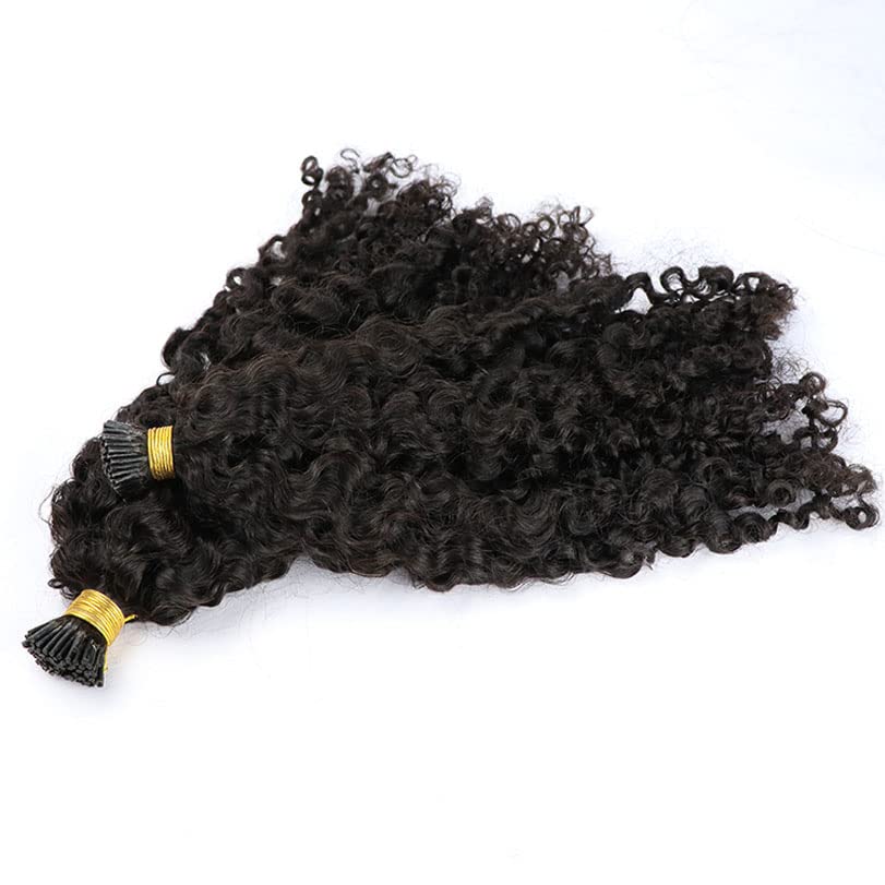 100 Strand Brazilian Human Hair I-Tip Extensions - 24 Inch Keratin Fusion Stick for Women (Color #4) - Perfect for Adding Volume & Length for Special Occasions & Daily Styling