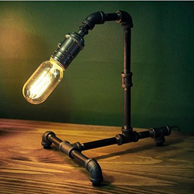 The Vintage Bronze Water Pipe Desk Lamp: A Beacon of Inspiration