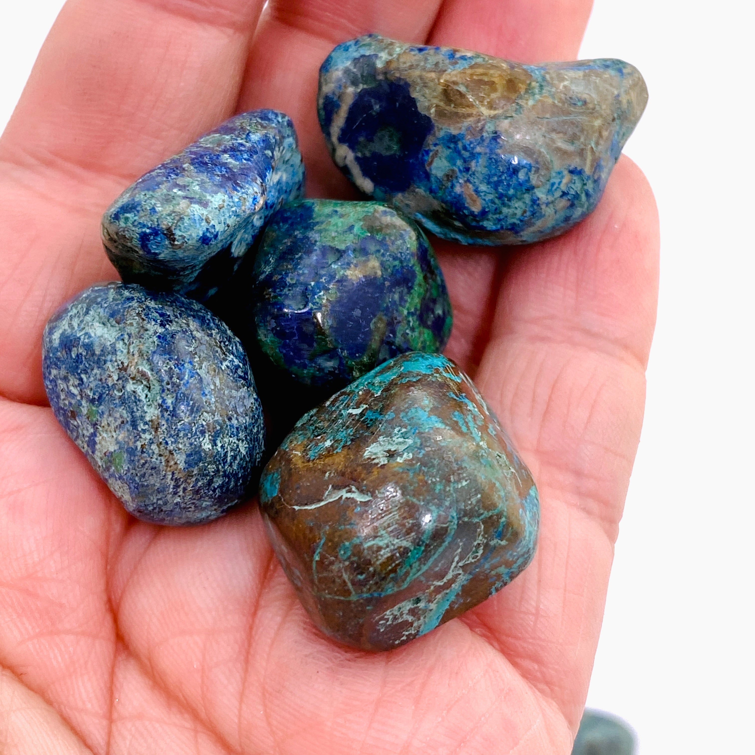 Shattuckite Tumbled Stone - Natural Healing Crystal (20g) for Meditation, Chakra Balancing & Energy Work - Perfect for Home Decor, Jewelry Making & Spiritual Practices