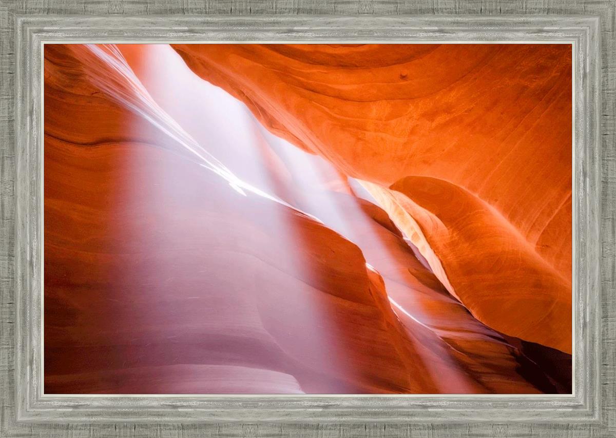 Stunning Antelope Canyon Light Shafts Photography - Natural Sunbeams in Slot Canyon - Perfect for Wall Art, Travel Inspiration & Desert Landscape Decor