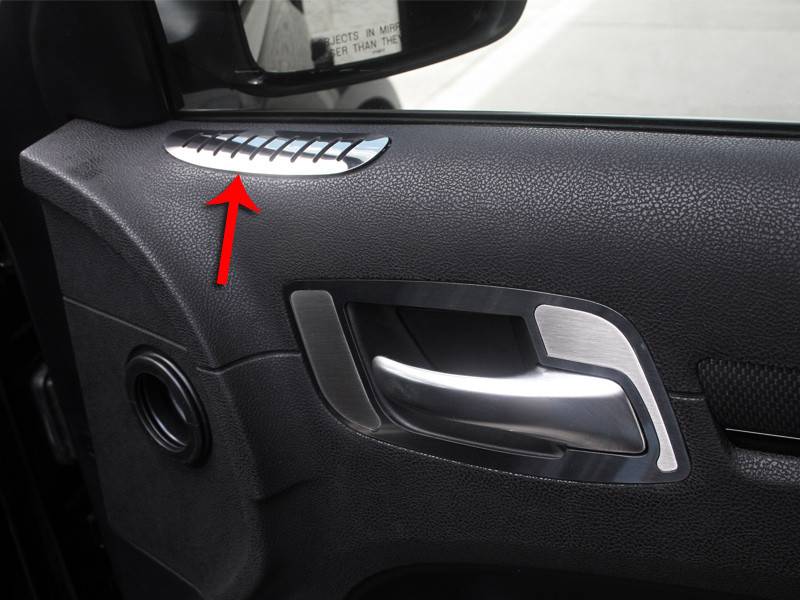 American Car Craft Defroster Vent Trim Plates for Chrysler 300 (2011-2013) - Premium Interior Upgrade for Enhanced Style & Comfort
