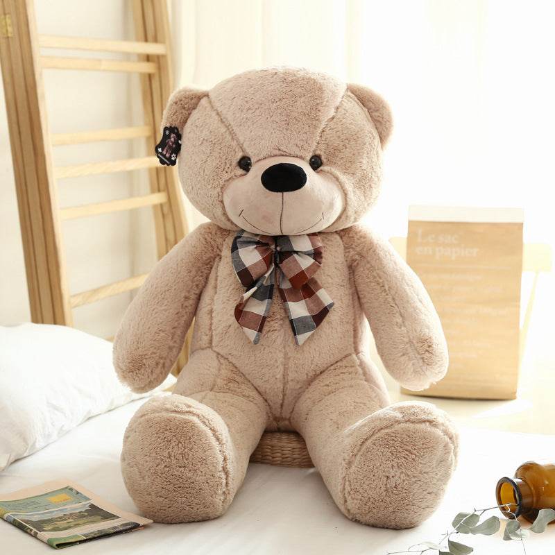 Giant Life Size Bow Tie Teddy Bear - Large Plush Stuffed Animal for Gifts, Decor, and Cuddling | Perfect for Birthdays, Valentine's Day, and Nursery Decorations