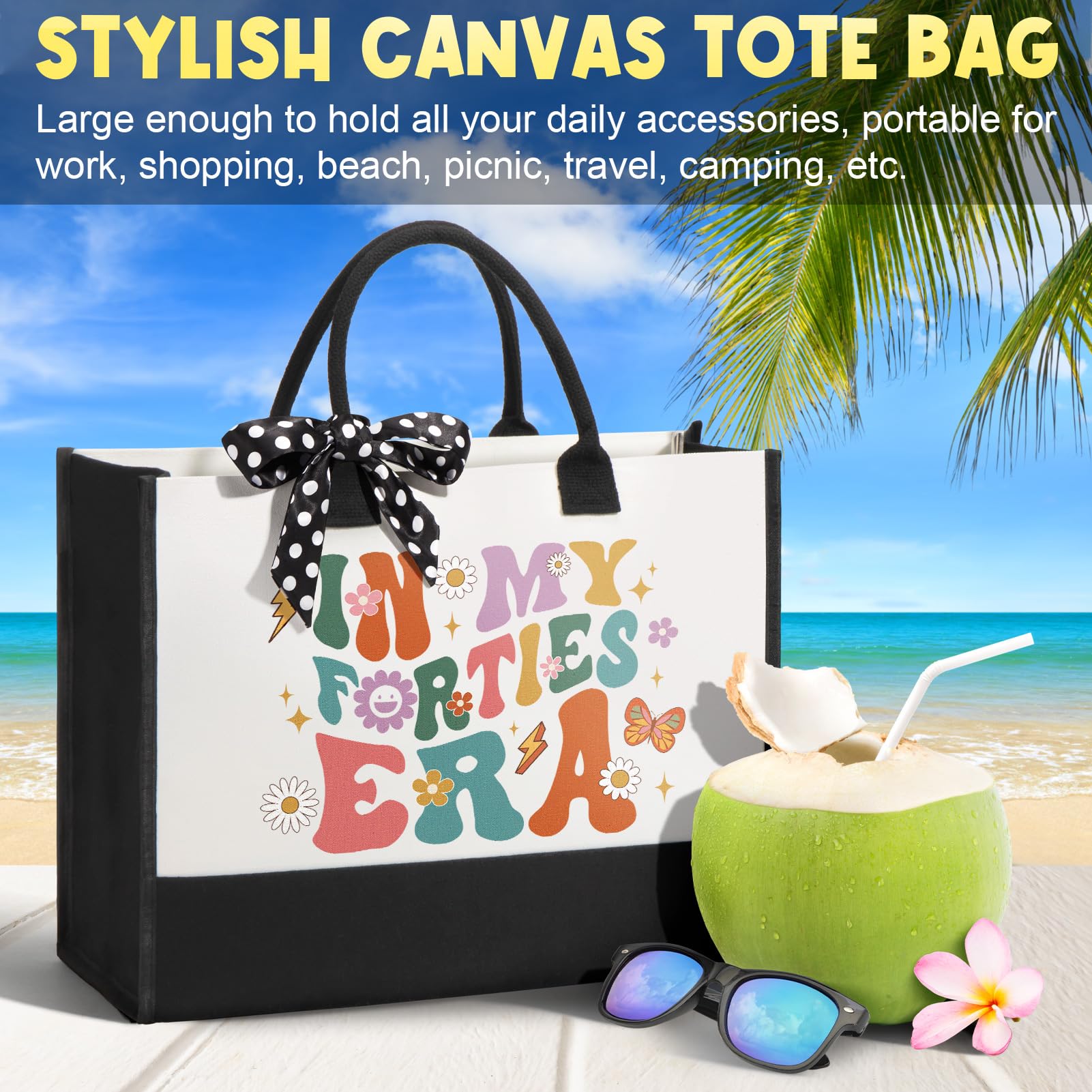 40th Birthday Gifts for Women - Funny & Unique 40 Year Old Gift Ideas for Her, Mom, Sister, Friend, Wife, Daughter, Coworker - 1985 Themed Birthday Gift Basket for Parties, Celebrations & Special Moments