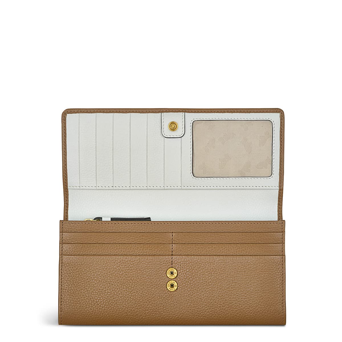 RADLEY Large Bifold Leather Purse for Women - Brown Genuine Leather Wallet with RFID Protection | Perfect for Everyday Use, Travel & Gift Giving