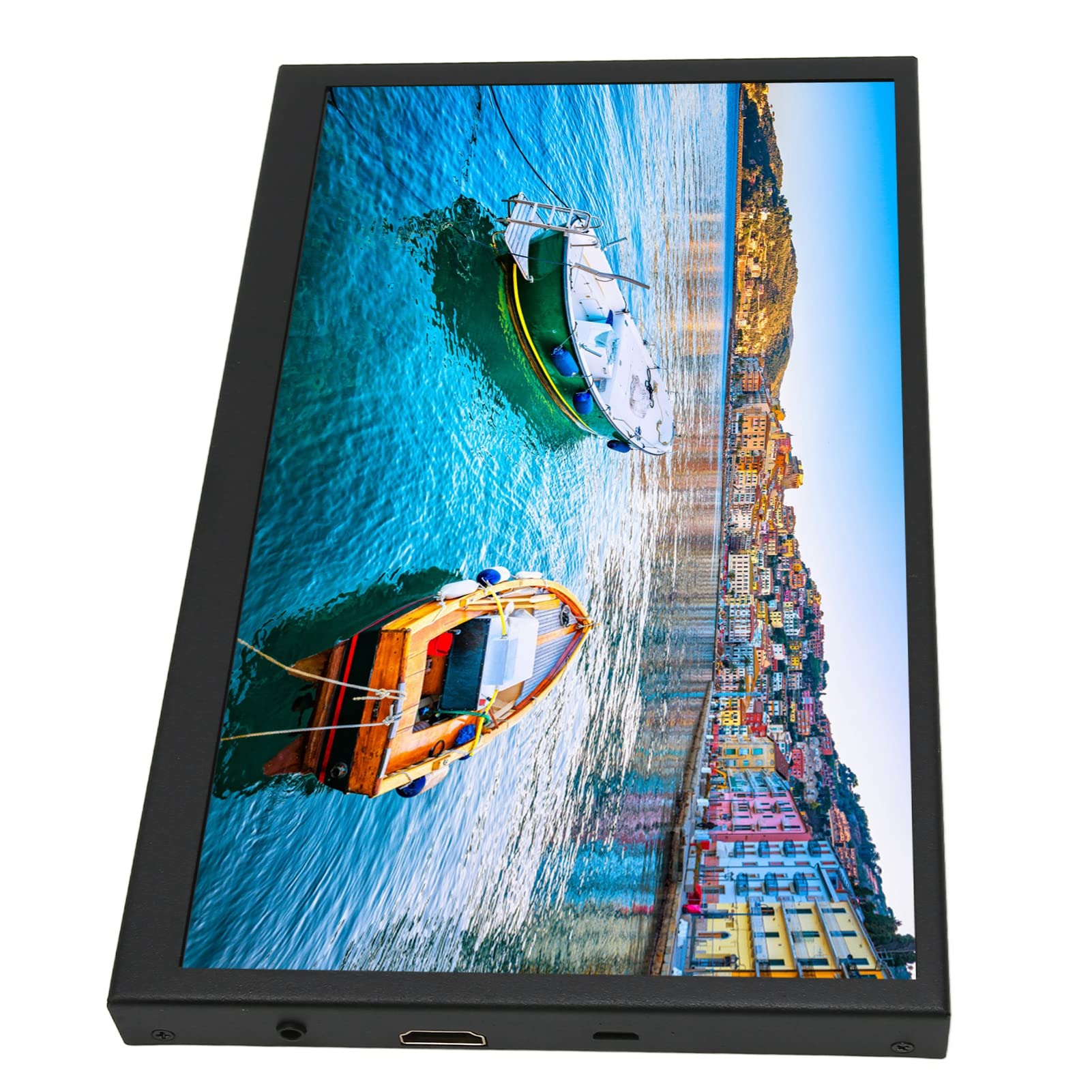 Tbest 10.1 Inch Portable Monitor for Laptop - HD 1024x600 IPS Screen, USB-C Second Display for PC, Mac OS X, Raspberry Pi 4/3 - Perfect for Work, Gaming & Travel