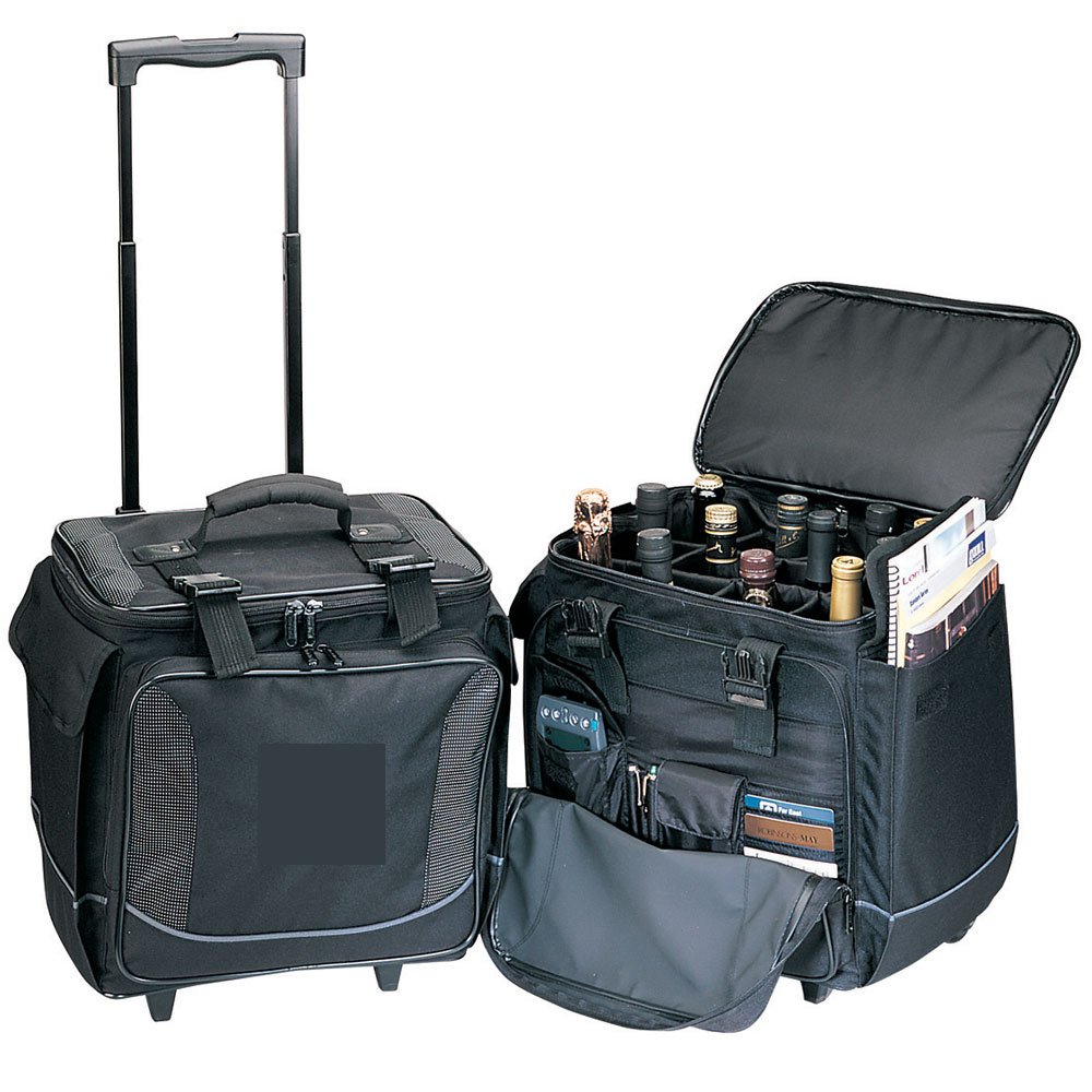 Premium Wine Bottle Carrier - Holds 12 Bottles Securely, Durable & Stylish Black Design - Perfect for Wine Tasting Parties, Weddings & Gifts