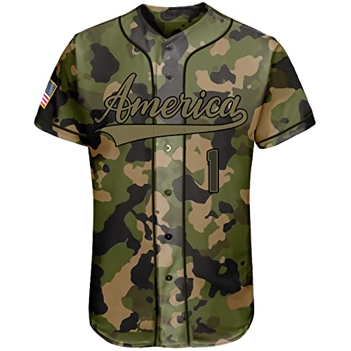 Camouflage Baseball Jersey