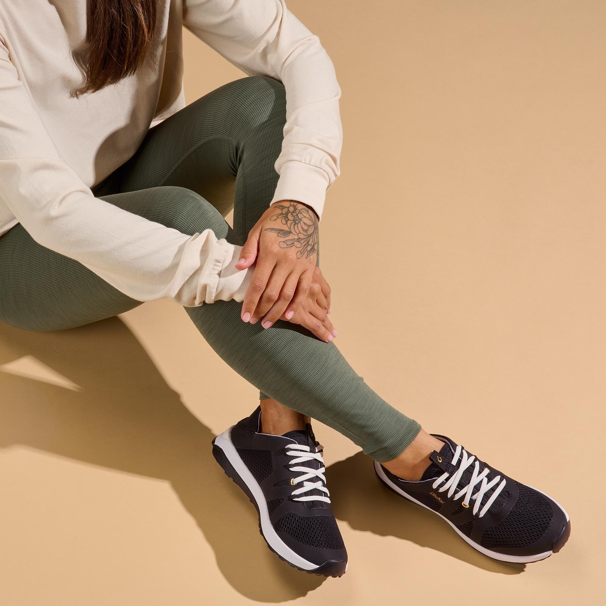 Huia Women's Athleisure Shoes - Black | Comfortable & Stylish Sneakers for Running, Walking & Casual Wear