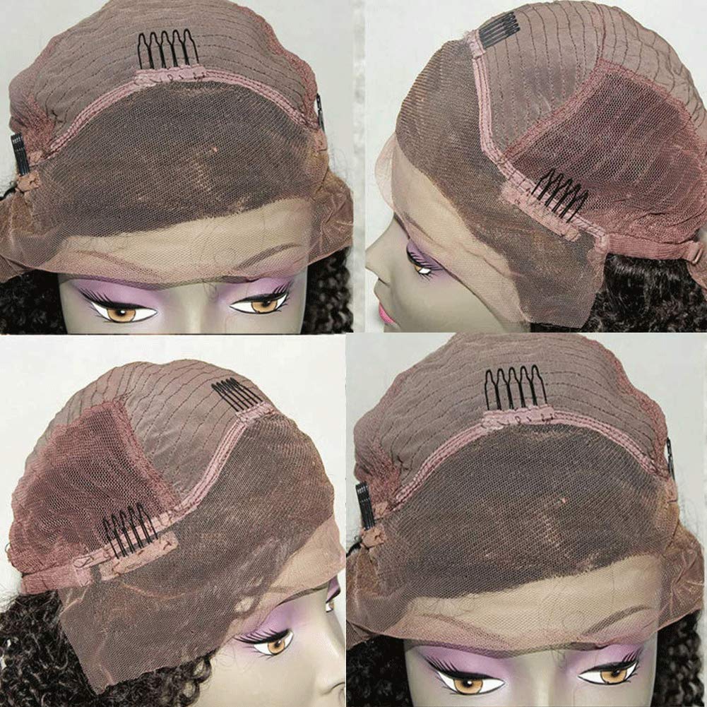 150% Density Lace Front Human Hair Wigs for Women - Yaki Straight Glueless Wig with Baby Hair | 10