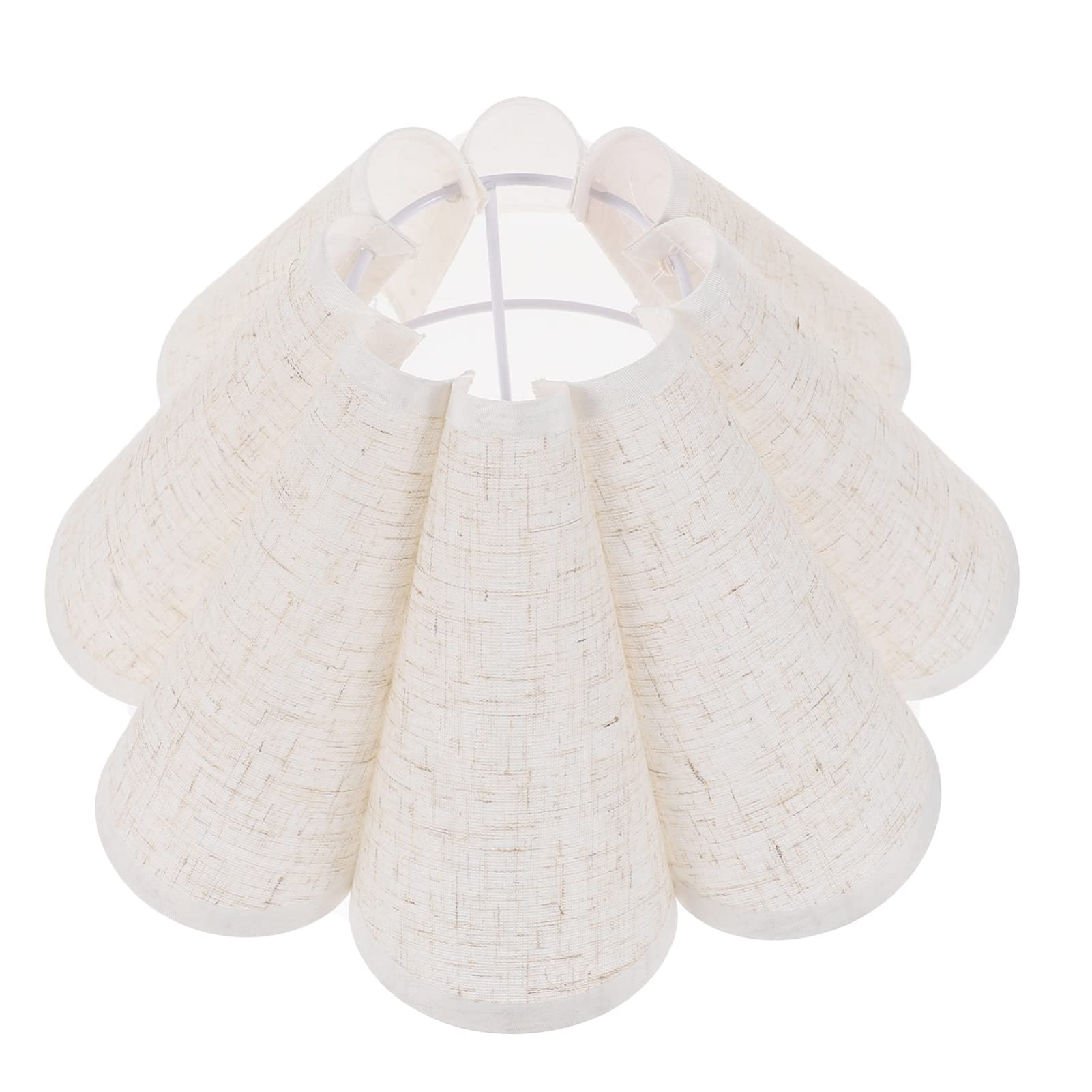Korean Style Fabric Barrel Lamp Shade - 30x14x14cm Linen Table Lamp Cover for E27 Bulb, Chandelier & Ceiling Light | Perfect for Home Office Decor & Cozy Lighting