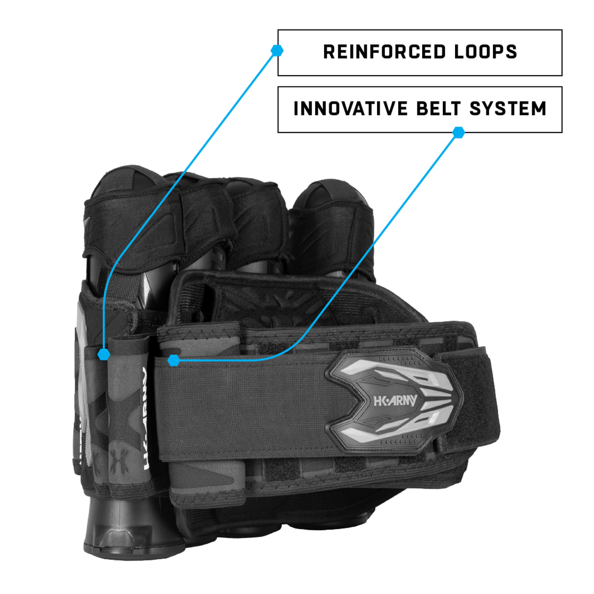 Zero G 2.0 Rock Climbing Harness - Black/Grey - 4+3+4 Adjustable Straps - Perfect for Indoor Climbing, Outdoor Adventures & Bouldering