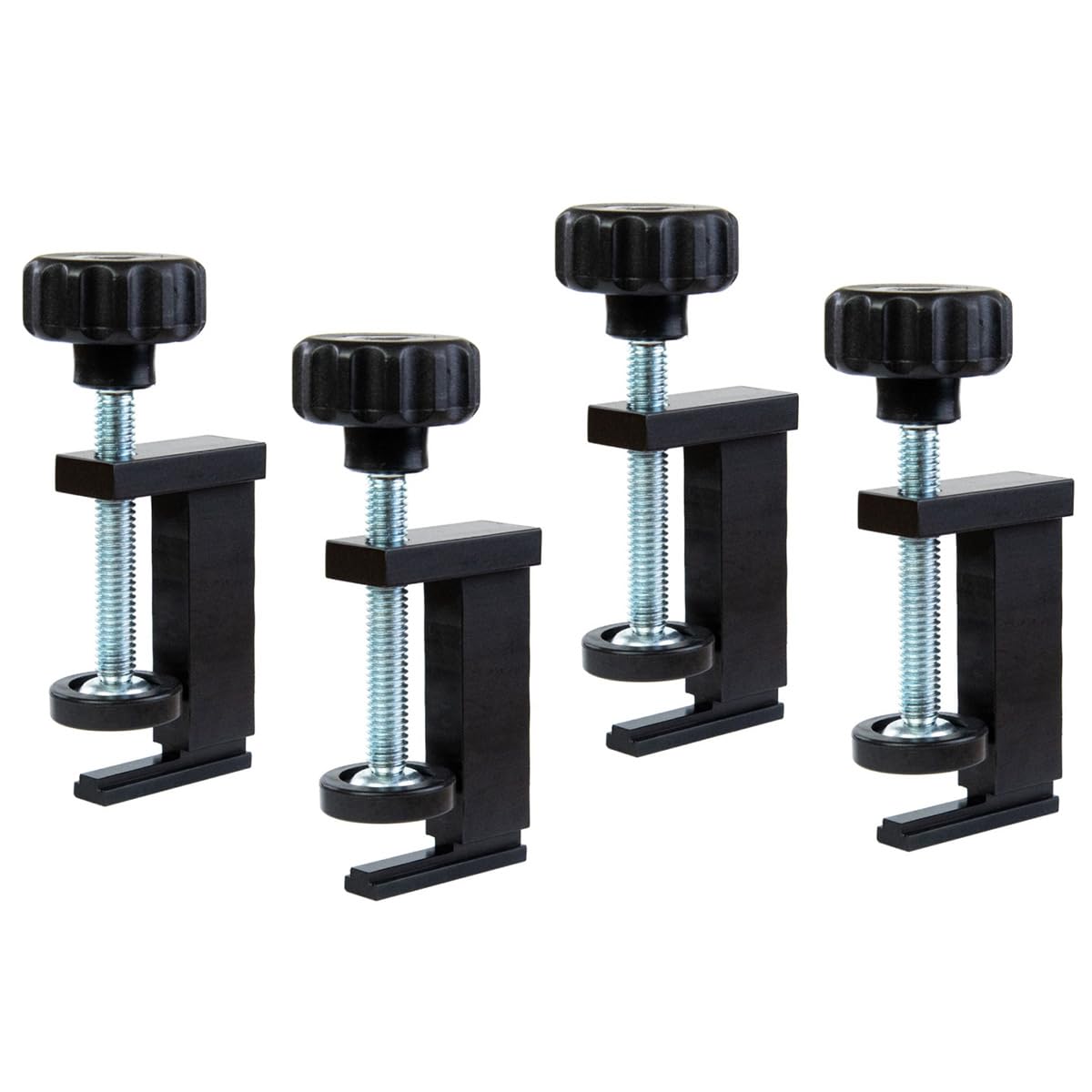 Powertec T-Track Clamp Vice 4-Pack - Secure 1/4
