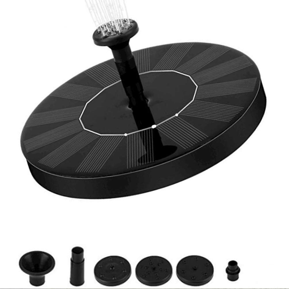 DOITOOL Solar Powered Floating Water Fountain Pump for Outdoor Garden, Pool, Pond - Black | Solar Panel Fountain for Patio Decor & Backyard Landscaping | Perfect for Relaxation & Enhancing Outdoor Ambiance