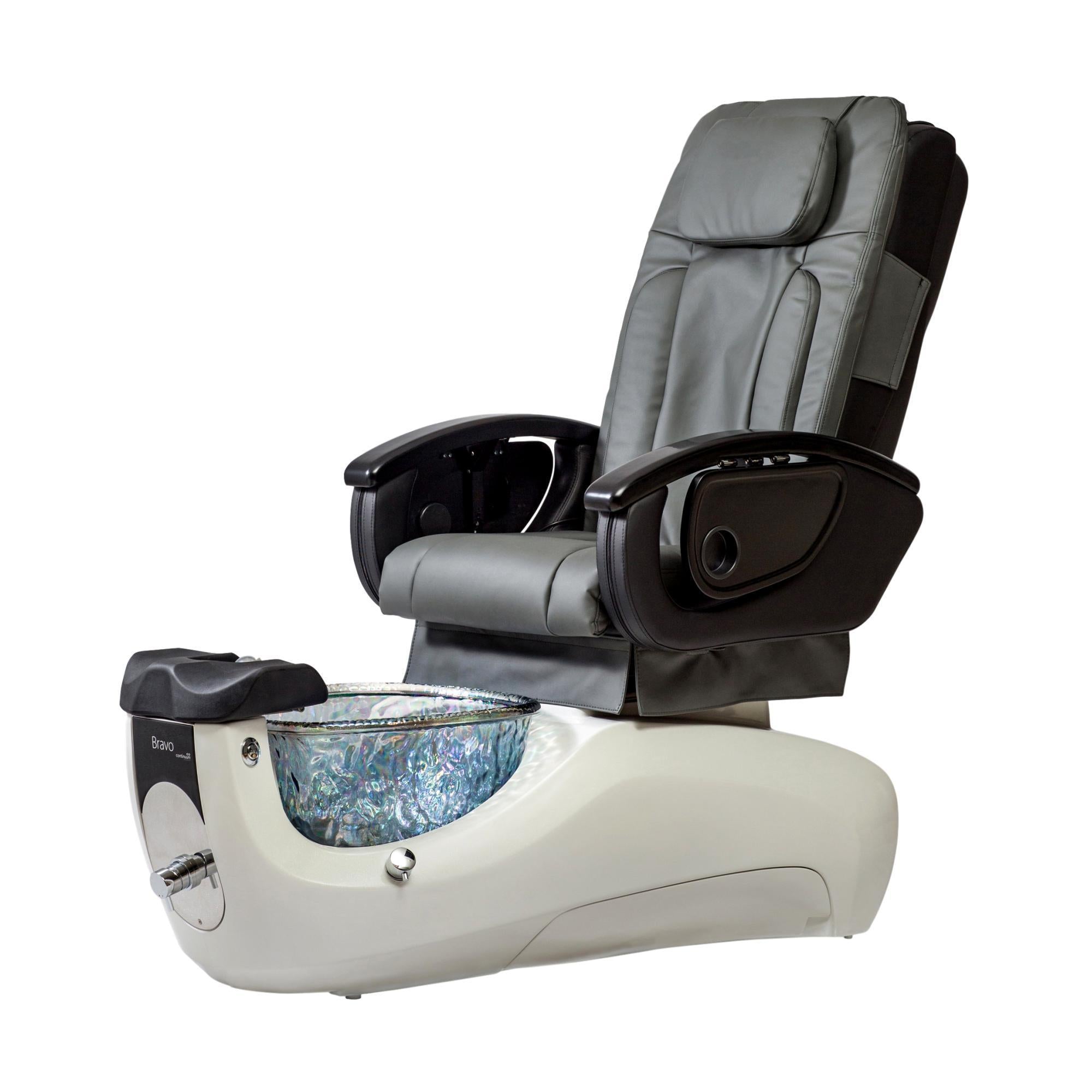 Premium Continuum Bravo Pedicure Chair - Professional Salon Spa Pedicure Station with Adjustable Backrest & Massage Function - Perfect for Nail Salons, Spas & Beauty Clinics