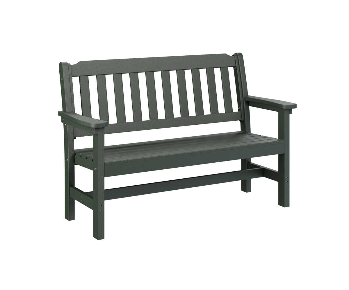 Berlin Gardens Outdoor Garden Bench - Heavy Duty Weather-Resistant Wooden Bench for Patio, Backyard, and Garden Seating - Perfect for Relaxing and Entertaining Guests