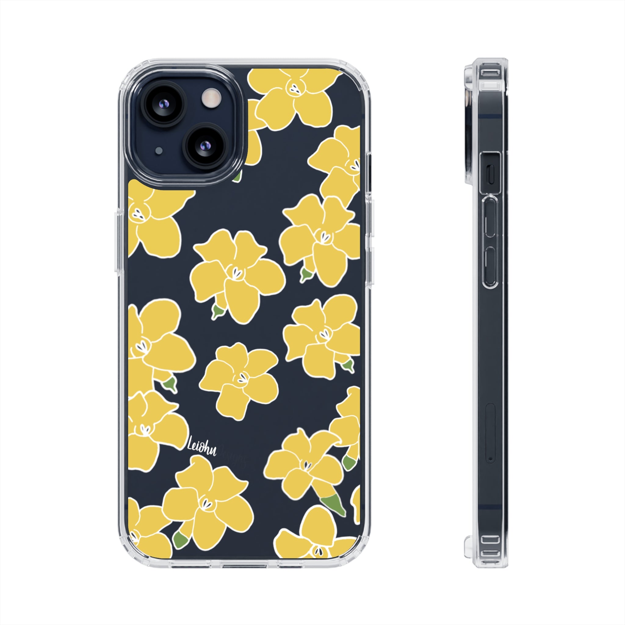 Puakenikeni Clear Case - Slim Protective Phone Cover for iPhone & Samsung | Perfect for Everyday Use & Travel