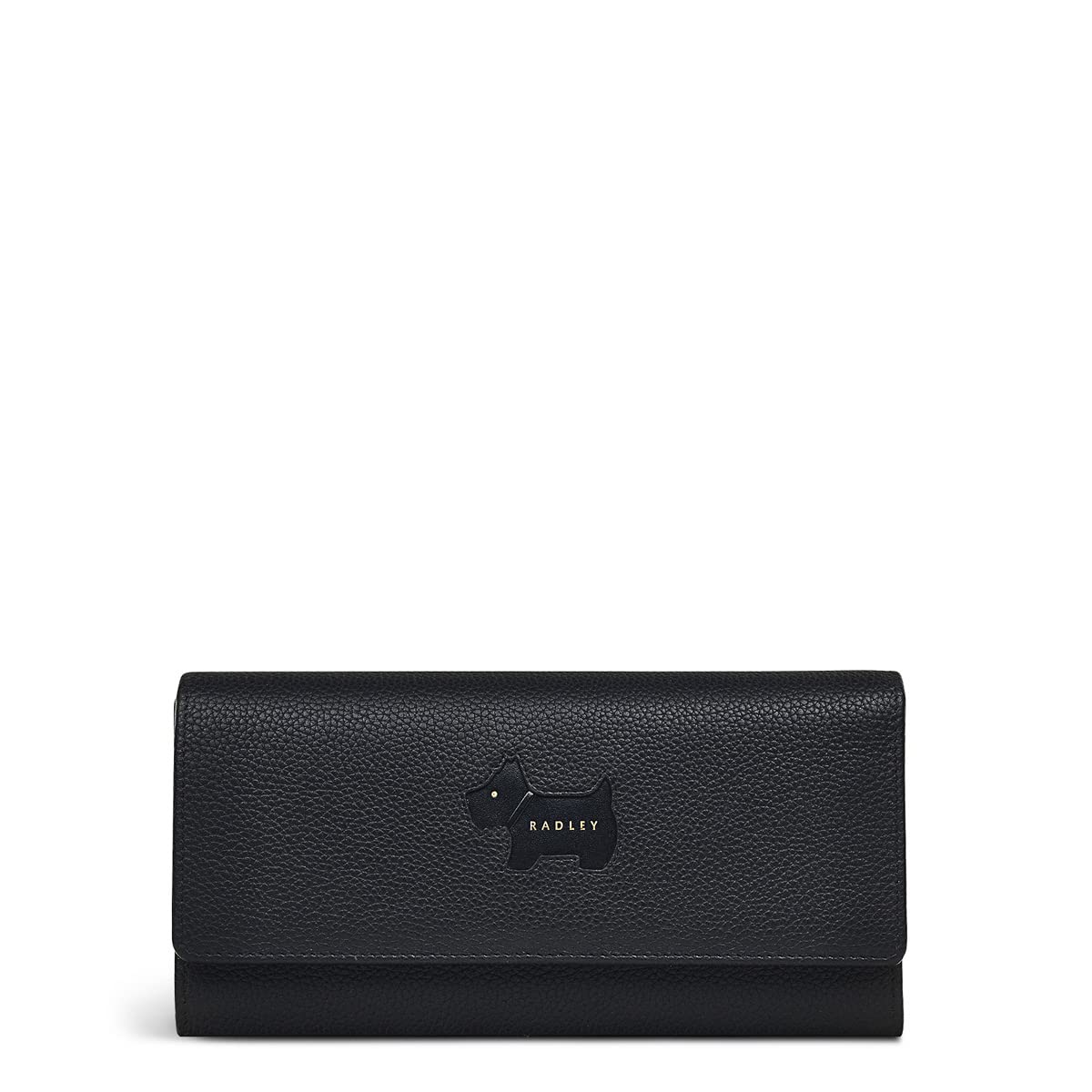 RADLEY Large Bifold Leather Wallet for Women - Stylish Black Cookie Cutter Design | Perfect for Everyday Use, Gift Giving & Travel