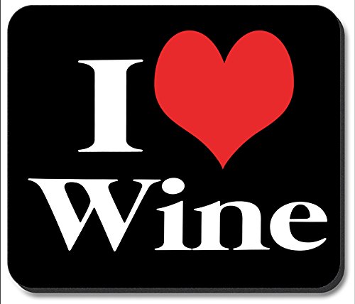 Premium Heart Wine Art Plates Brand Mouse Pad - Non-Slip Gaming & Office Desk Mat for Computers, Laptops - Perfect for Work, Gaming & Home Office Use