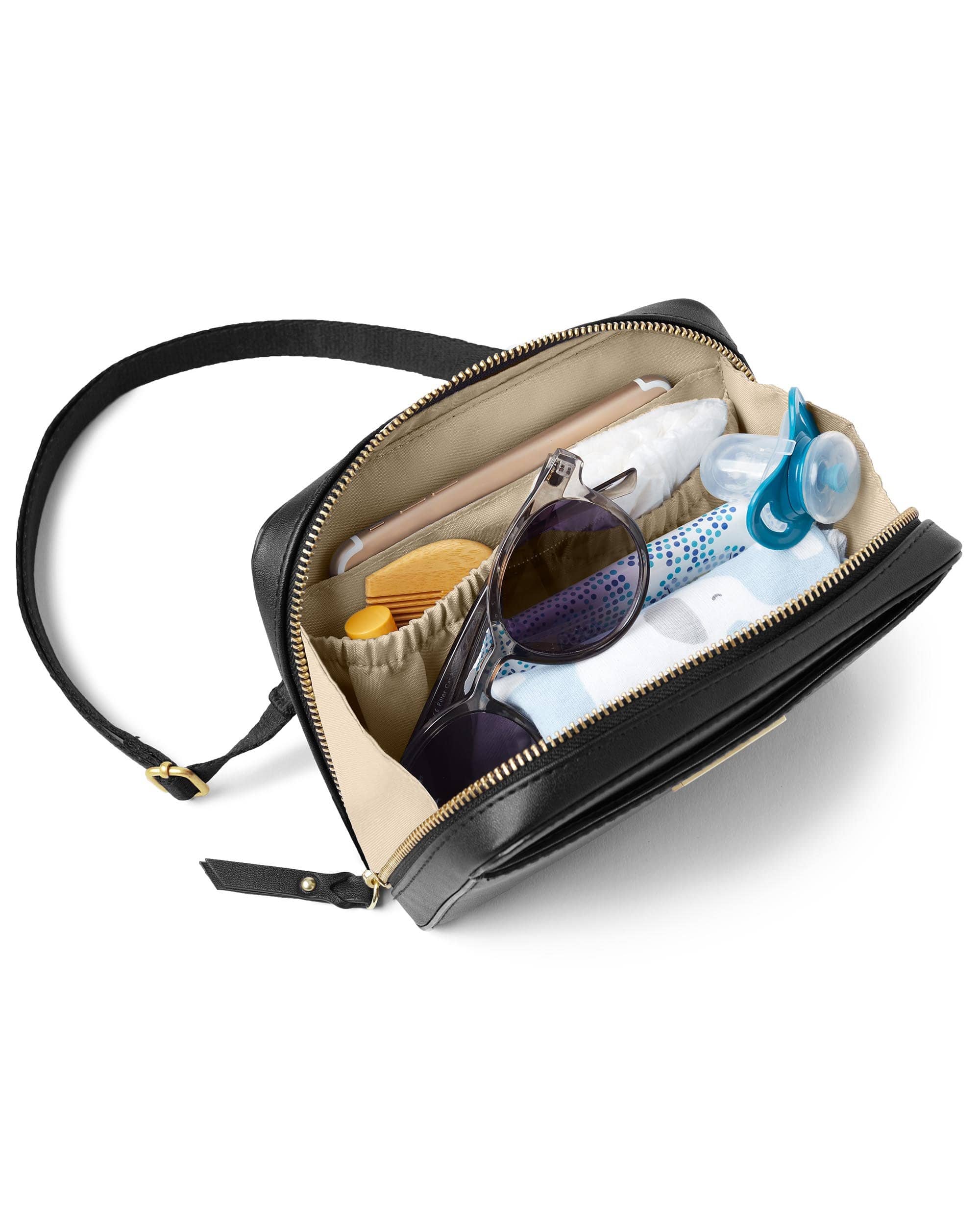 Skip Hop Greenwich Convertible Hip Pack - Adjustable Waist Bag for Men & Women, Hands-Free Crossbody Fanny Pack - Perfect for Travel, Hiking, Running & Everyday Use