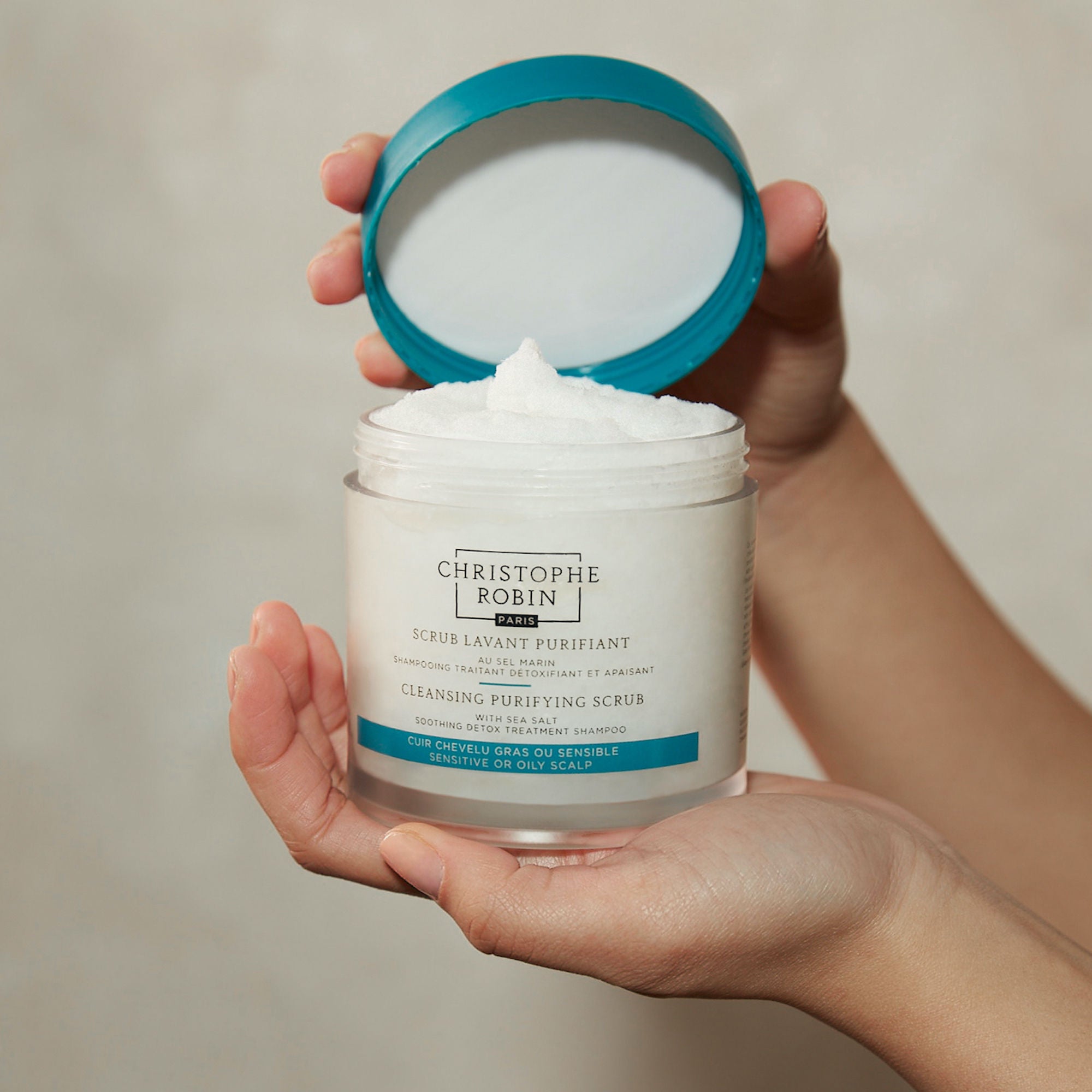 Purifying Sea Salt Facial Scrub - Deep Cleansing Exfoliator for Acne & Blackheads - Perfect for Daily Skincare Routine & Spa Day at Home