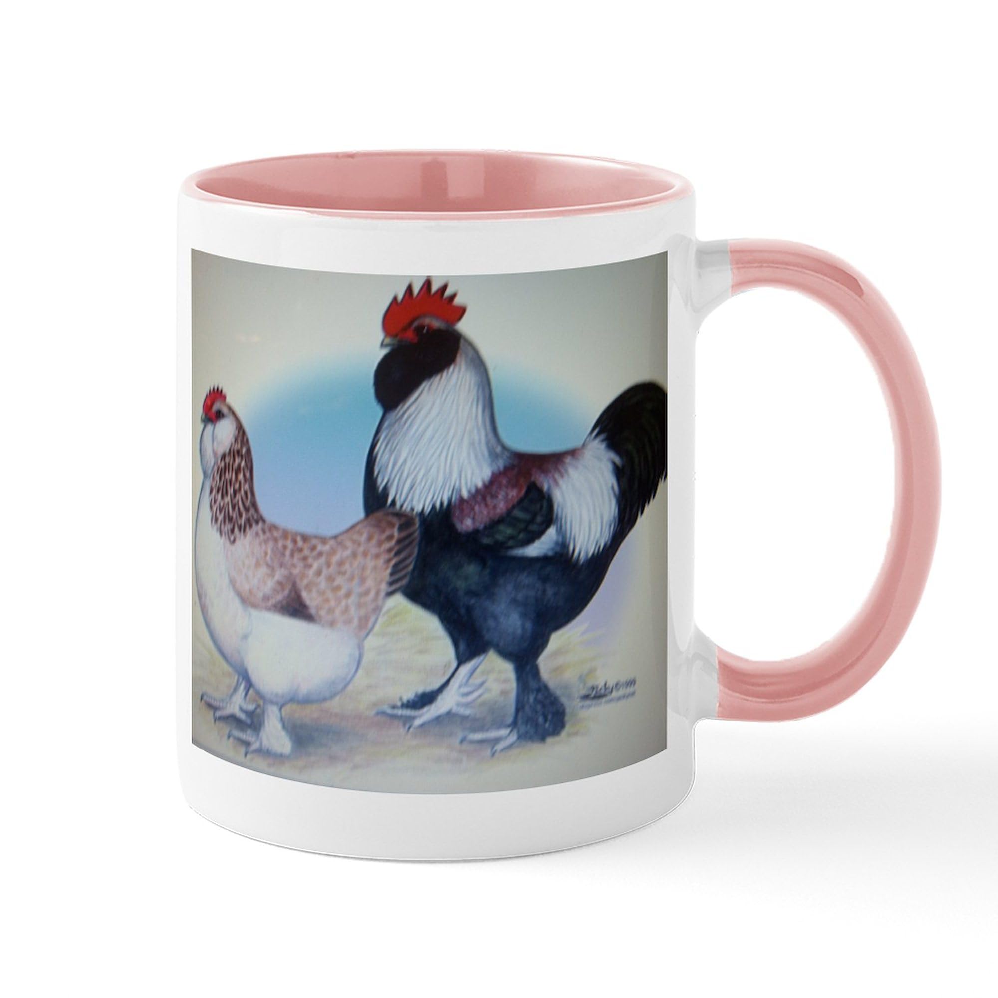 Salmon Faverolle Ceramic Coffee Mug 11 oz (325 ml) - Perfect for Home, Office & Gifts | CafePress