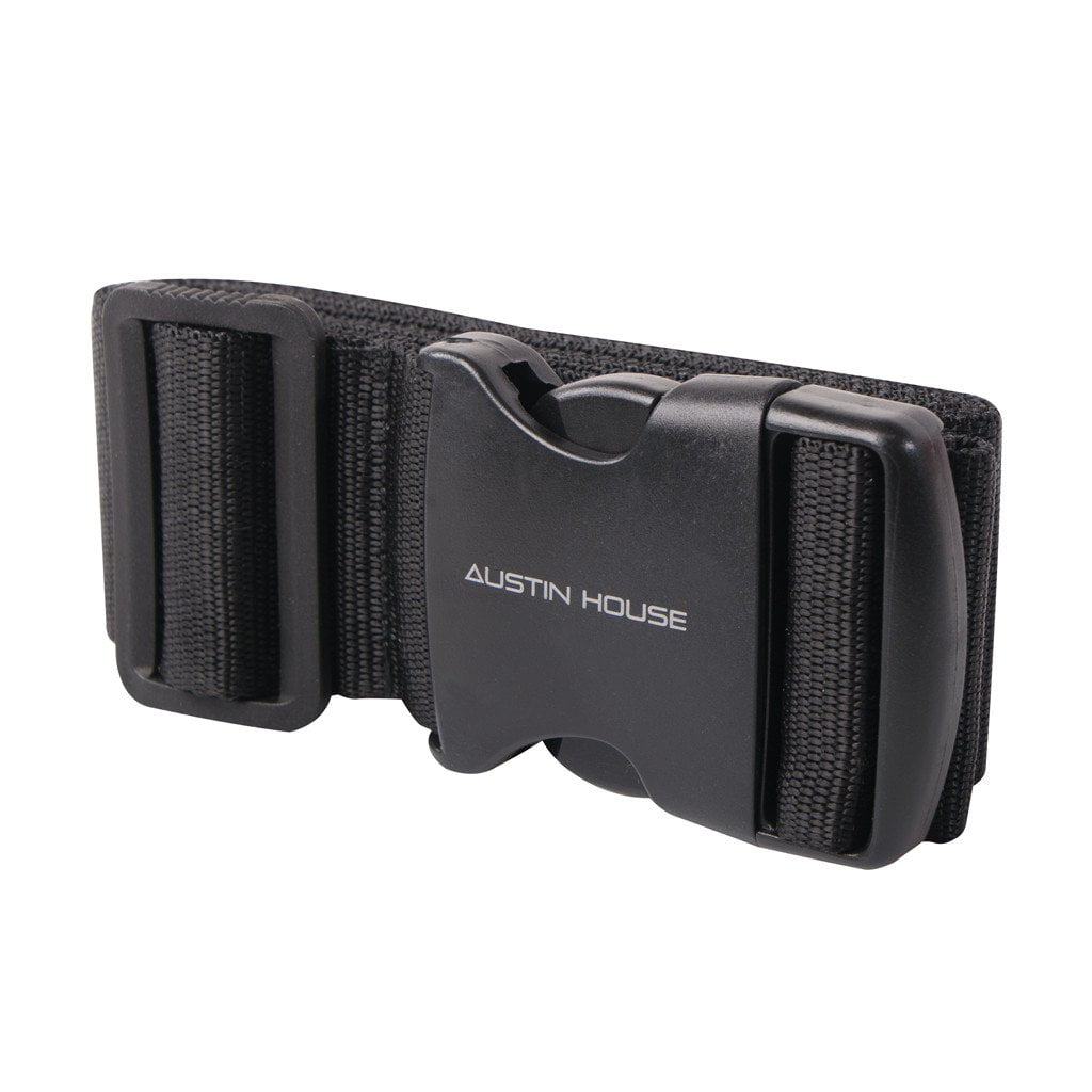 Premium Austin House Luggage Straps - Heavy Duty Travel Belt for Suitcases & Bags - Secure & Adjustable for Airplane, Train & Cruise Travel