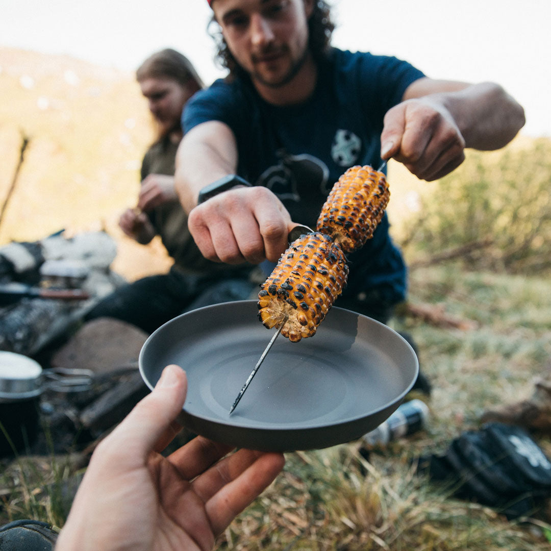 Lightweight Titanium Camping Plate - Durable & Portable Outdoor Dinnerware for Backpacking, Hiking & Picnics | Perfect for Camping Meals & Travel Adventures