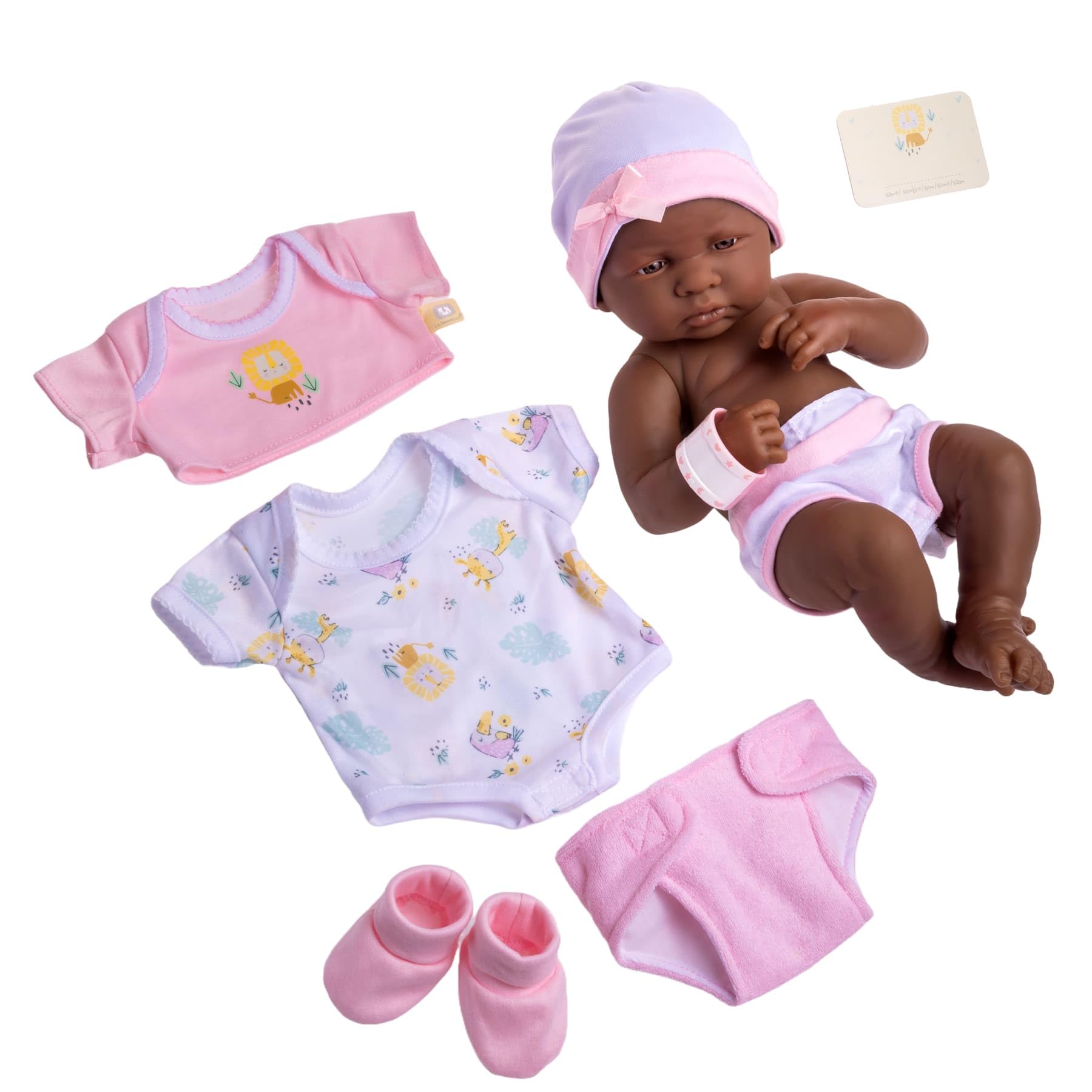 8-Piece Layette Baby Doll Gift Set - JC Toys La Newborn Nursery 14
