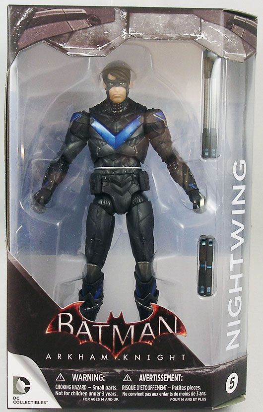 Batman Arkham Knight Nightwing Action Figure - Sealed Collectible (DC Comics) - Perfect for Display, Gifts & Batman Fans