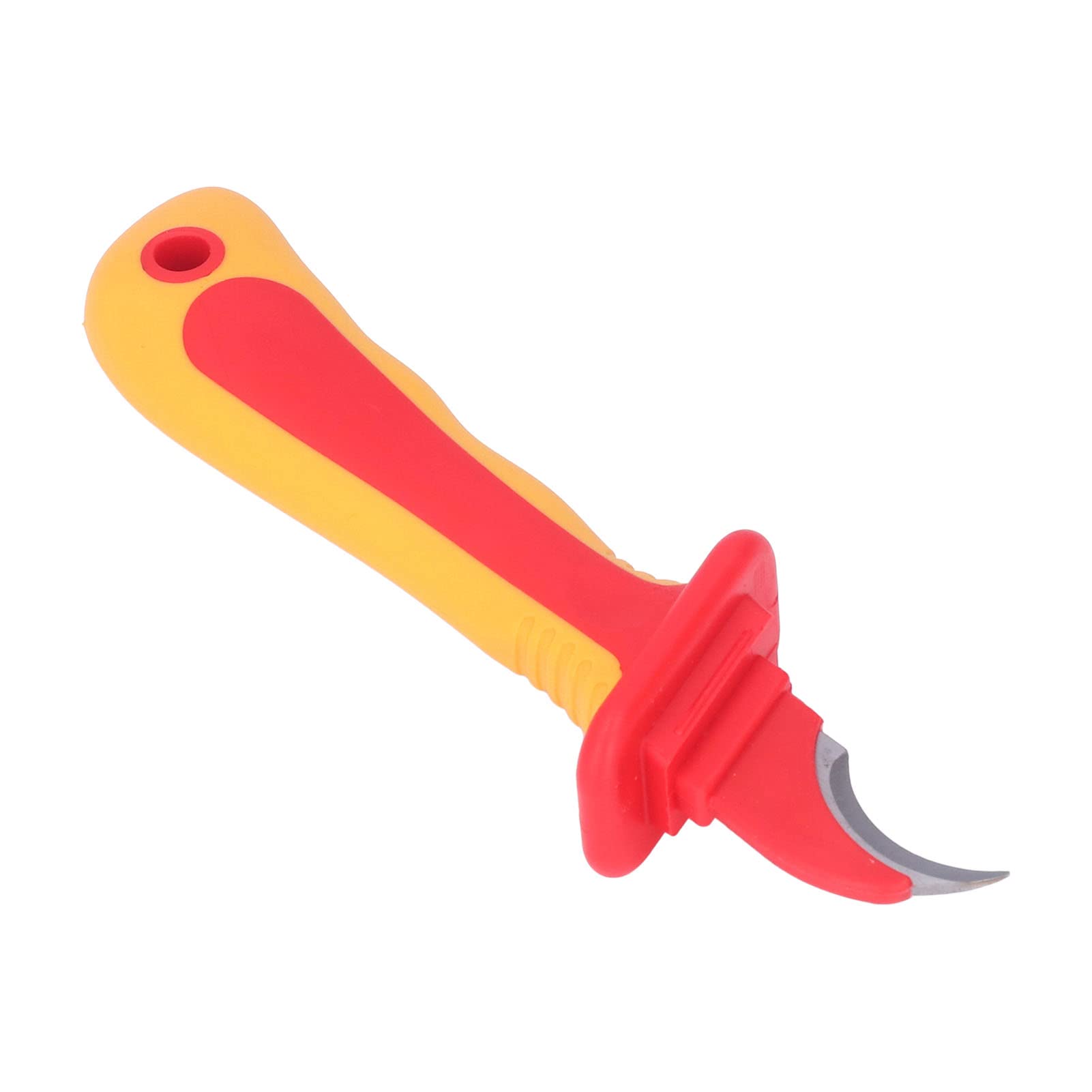 High Voltage Insulated Electrician Knife - IEC60900 Certified Antimagnetic Cutter for Safe Electrical Work | Professional Electrician Tool for Wire Stripping & Cable Cutting