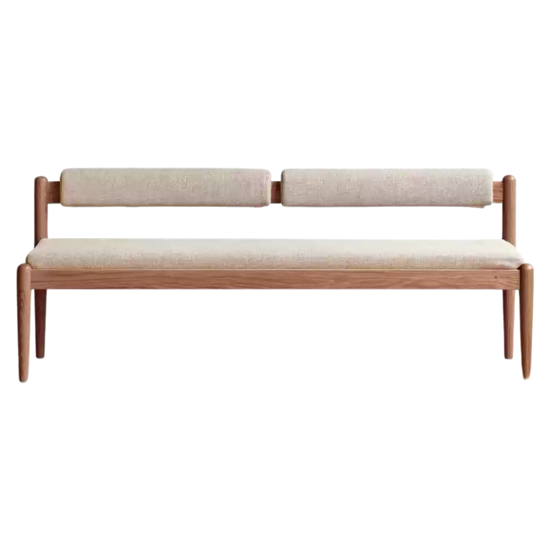 57.1x18.7x25.6 inch / 145x47.5x65сm / walnut color / Oak bench gravel white