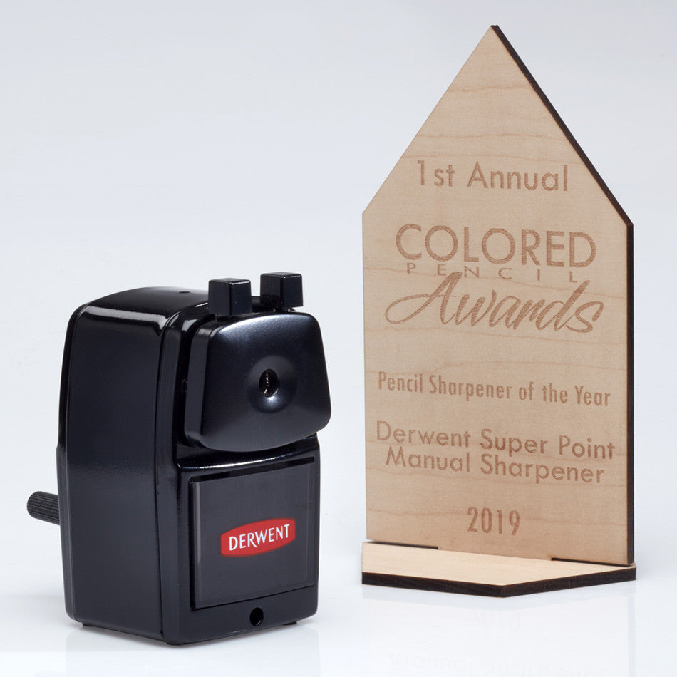 Derwent Super Point Manual Helical Sharpener - Premium Pencil Sharpener for Artists & Drafting - Perfect for Sketching, Drawing & Office Use