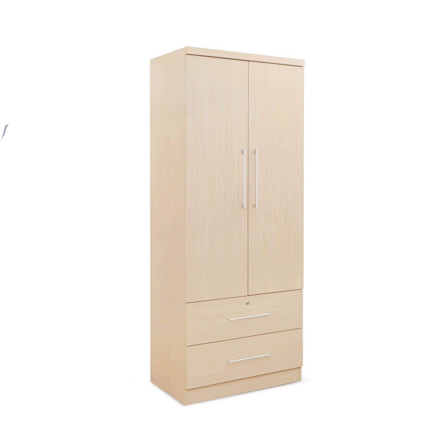Durante Open Door Wardrobe Closet - Modern Freestanding Storage Cabinet for Bedroom, Living Room, or Walk-In Closet - Perfect for Organizing Clothes, Shoes, and Accessories
