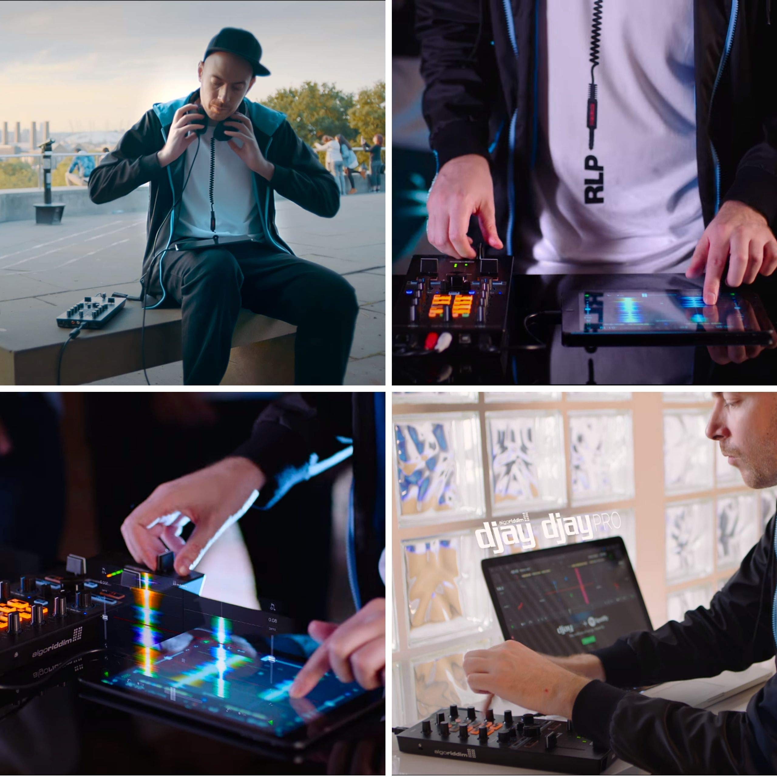 Reloop Mixtour DJ Controller & Audio Interface - Compatible with iOS, Android, Mac for DJ Software like djay Pro - Perfect for Mobile DJing, Home Studios & Live Performances