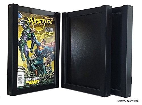 3 Pack Comic Book Display Frames - Clear Acrylic Comic Book Holder for Collectibles, Wall Mount or Tabletop Display - Perfect for Comic Book Storage & Showcase in Home, Office, or Comic Store