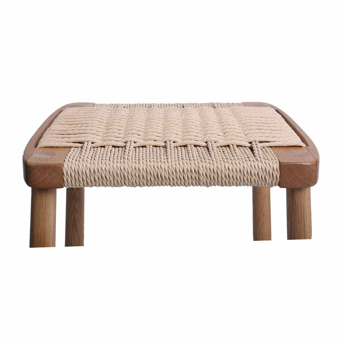 Fitzroy Rattan Bar Stool - Natural Wicker Counter Height Stool with Cushion - Perfect for Kitchen Island, Breakfast Nook & Outdoor Patio Seating