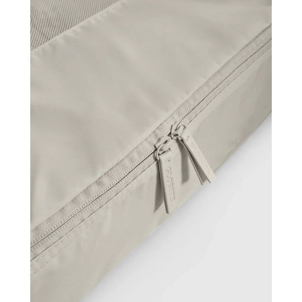 Voyage Packing Cubes Set of 4 - Premium Taupe Travel Organizers for Suitcases & Backpacks | Perfect for Business Trips, Vacations & Weekend Getaways